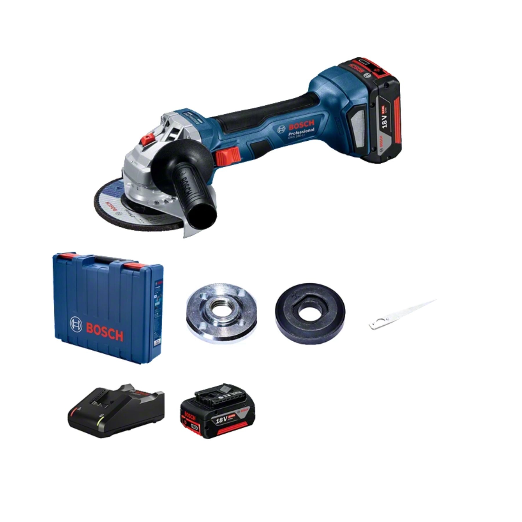 Bosch GWS 180 Li Kit Cordless Angle Grinder