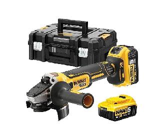 DeWalt DCG405P2 IN 18V 5.0Ah 100mm Brushless Slide MAG Kit