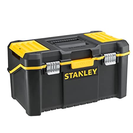 Stanley STST1-75515 Toolbox Essential with metal latches, Black/Yellow