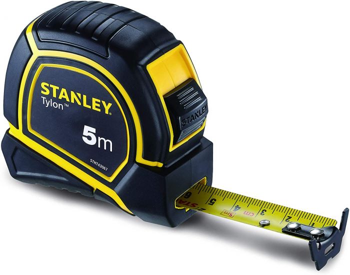 Stanley STHT36127-812 5 Meter Plastic Short Measuring Tape (Yellow), For  Measurement, Size: 19mm at Rs 98/piece in New Delhi