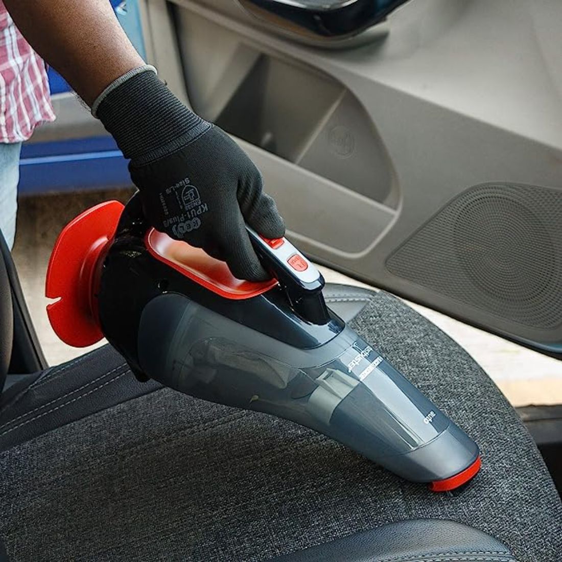 Black Decker ADV1210 12V Powerful Dustbuster Automatic Car Vacuum Cleaner with 4 accessories