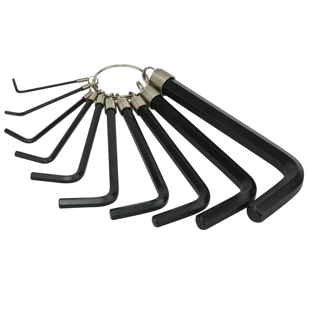 Stanley (69-230) HEX KEY SET-RING, 10PCS, IMPERIAL