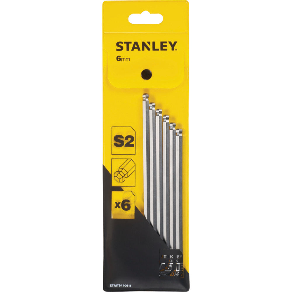 Stanley (STMT94106-8) LONG BALL END HEX KEY 6MM